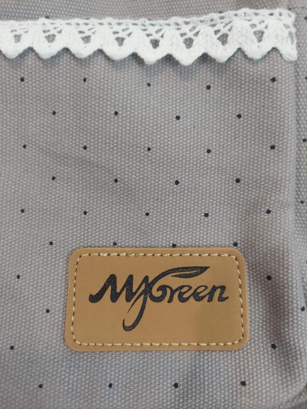 MYGREEN Canvas Shoulder Bag with Matching Wristlet Clutch - NWT